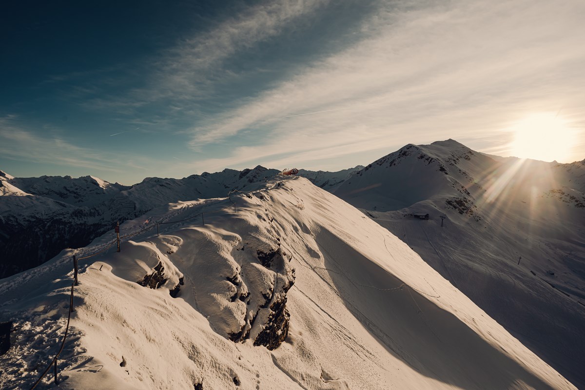 Stubnerkogel Blick Auf Den Glocknerblick Vom Bergrestaurant