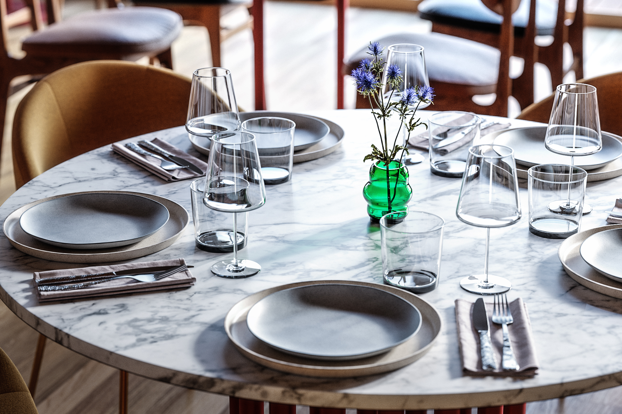 Comodo Restaurant Detail 2 FAT TONY STUDIO